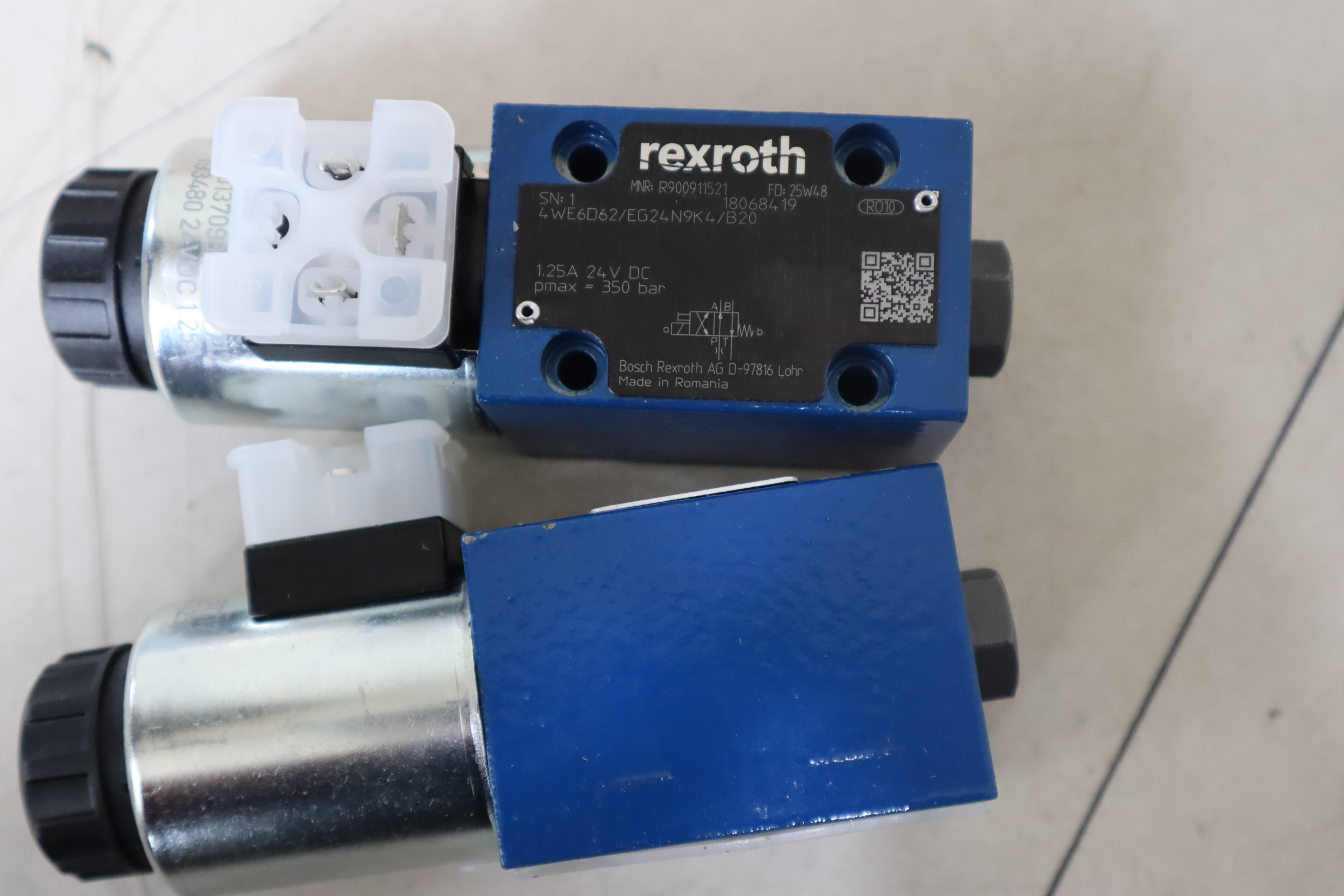 R901370939 24VDC 1.25A  力士乐REXROTH电磁阀线圈