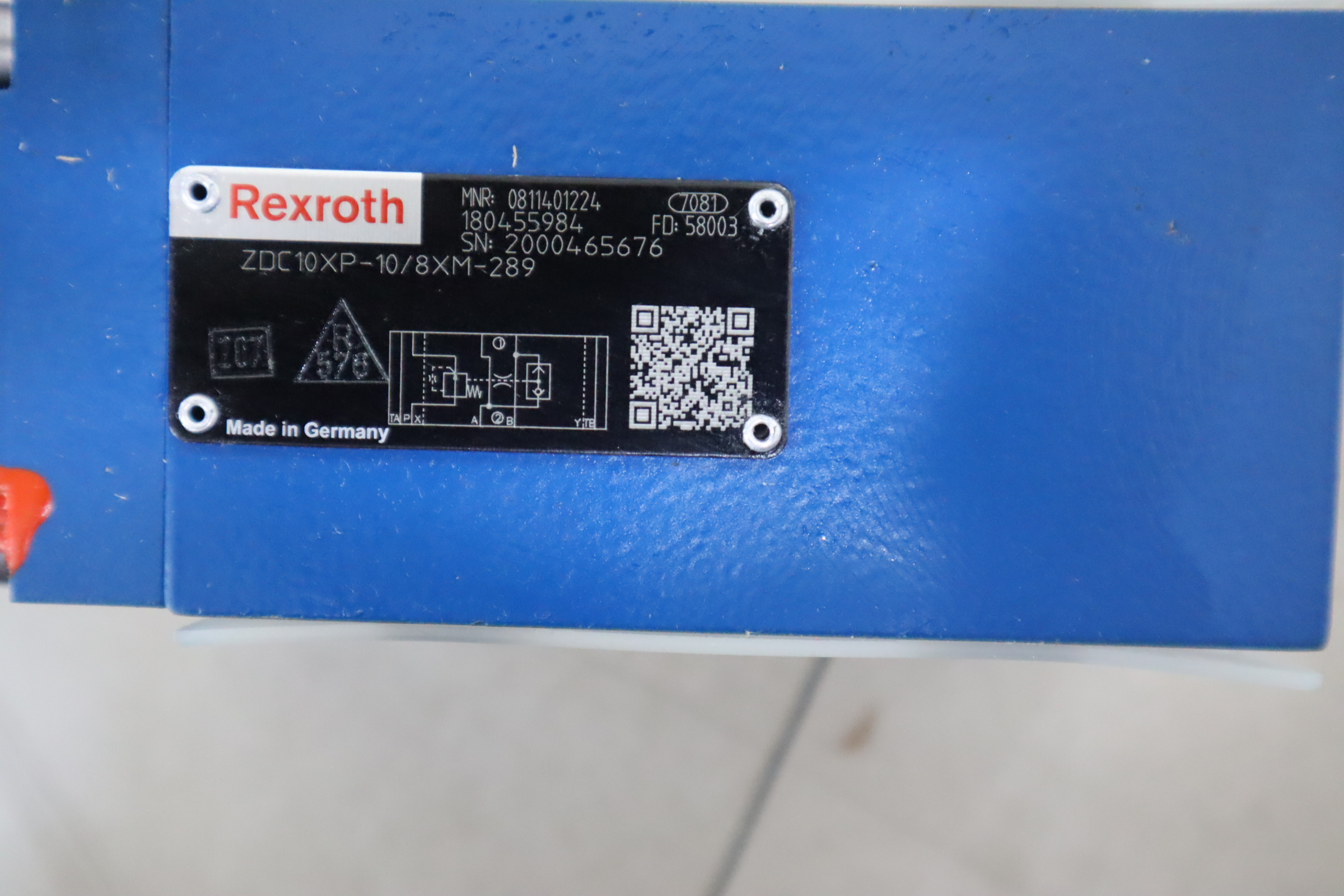 0811401224 ZDC10XP-10/8XM-289 德国力士乐REXROTH比例阀