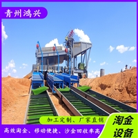 矿山选金生产线 滚筒筛分级淘金设备 重力选金机械