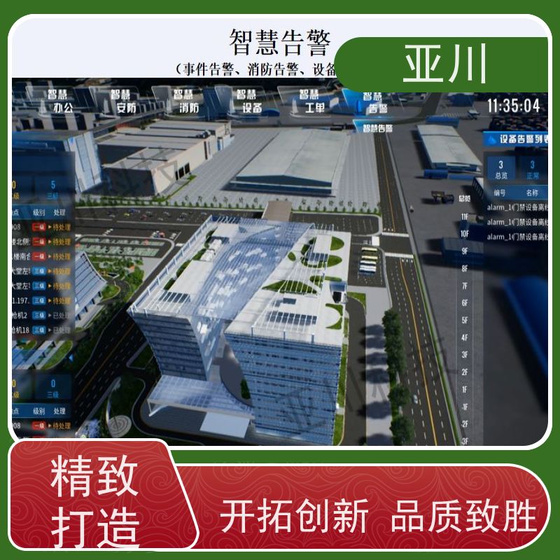 学校消防风机机电一体化ibms集成平台可视化管理开放数据结构，实现信息共享