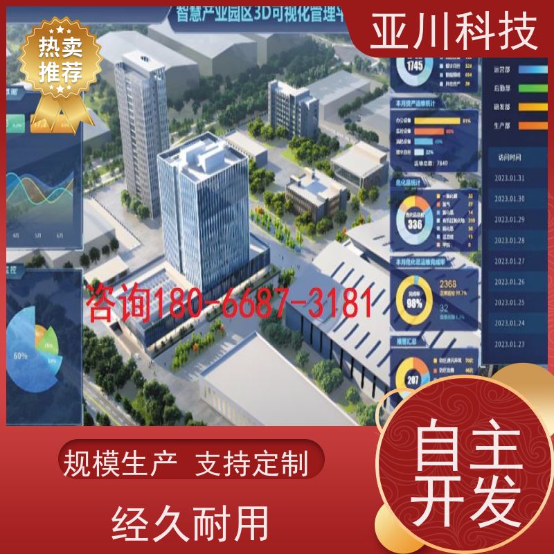医院IBMS智能化集成系统3D可视化全局报警管理设备维护，能耗分析管理