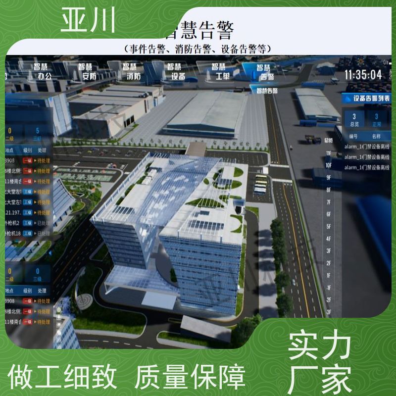 武汉IBMS智能化集成系统3D可视化运维多样化菜单导航减少运营成本，提升商业价值