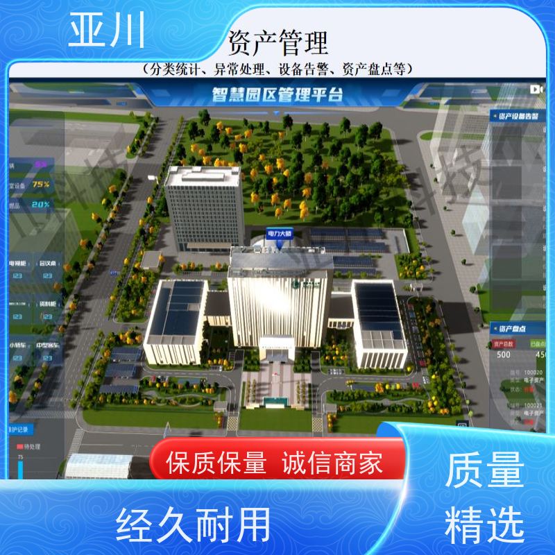 厂房碳综合管理平台IBMS建筑集成智能化系统多屏幕展示提高工作效率，节约运行成本