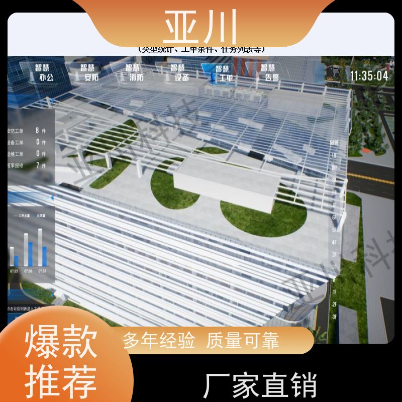 体育中心IBMS楼宇集成化系统全局报警管理设备维护，能耗分析管理