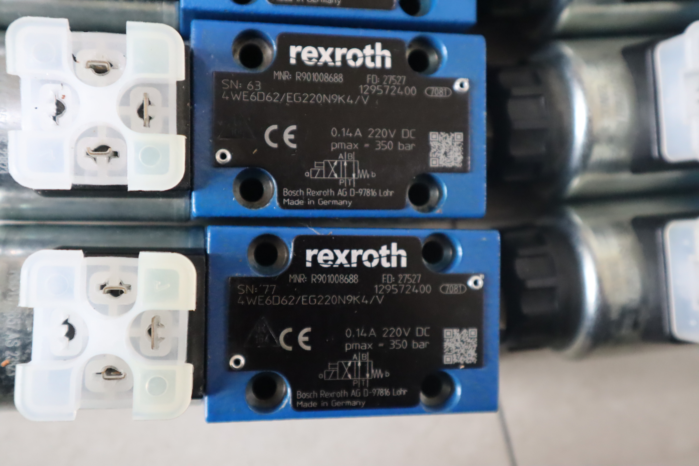 4WE6D62/EG220N9K4/V R901008688 力士乐REXROTH电磁阀