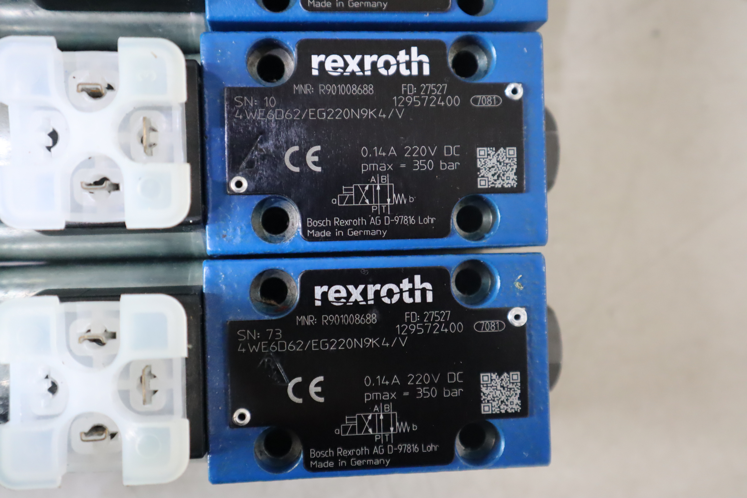 4WE6D62/EG220N9K4/V R901008688 力士乐REXROTH电磁阀