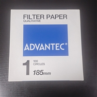 1-185日本ADVANTEC东洋1号孔径6um直径185mm圆形定性滤纸 