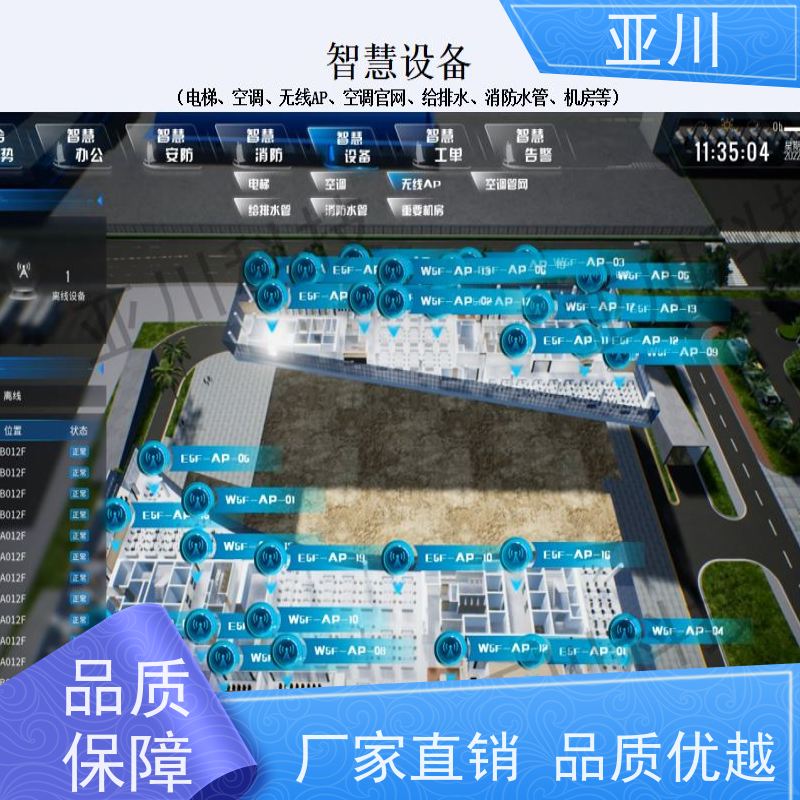 德阳IBMS智能化集成系统3D可视化运维开放数据结构，实现信息共享