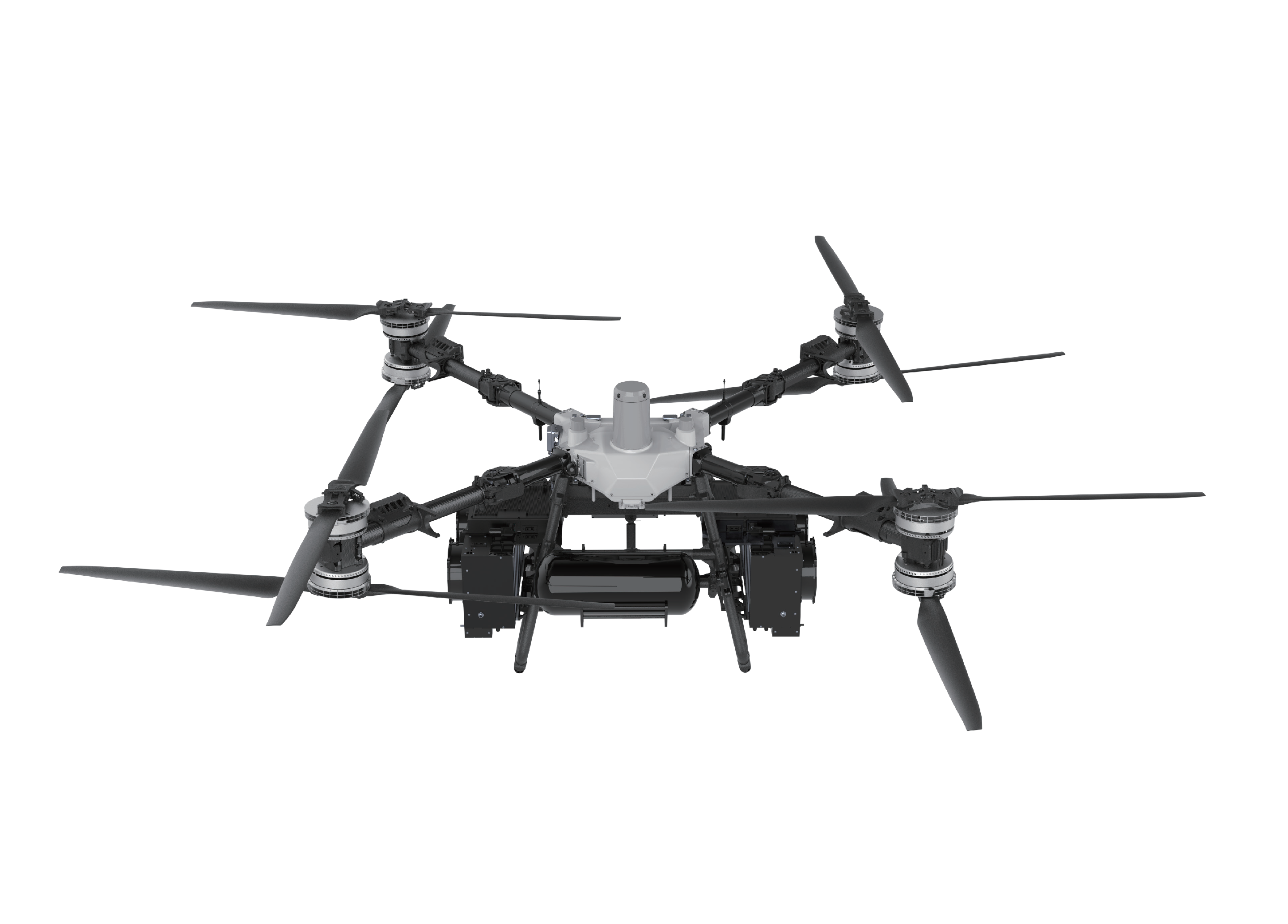 FC100氢电版大载重长航时无人机电力运输/山地吊运/应急消防应用