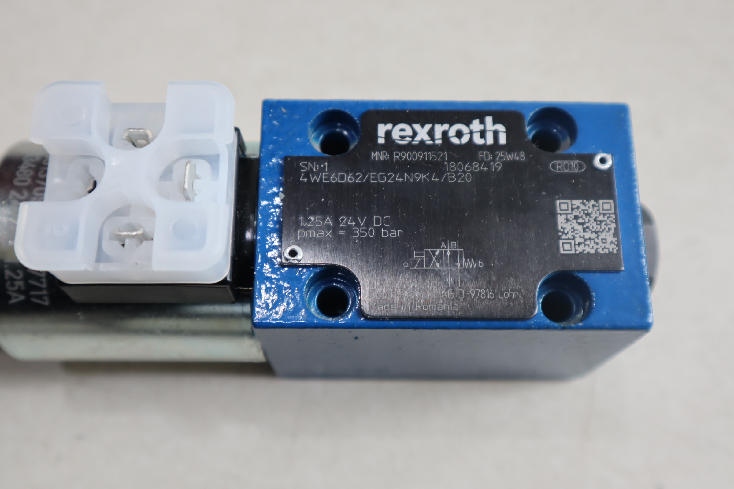 4WE6D6X/EG24N9K4/B20 R900911521 力士乐REXROTH 电磁阀