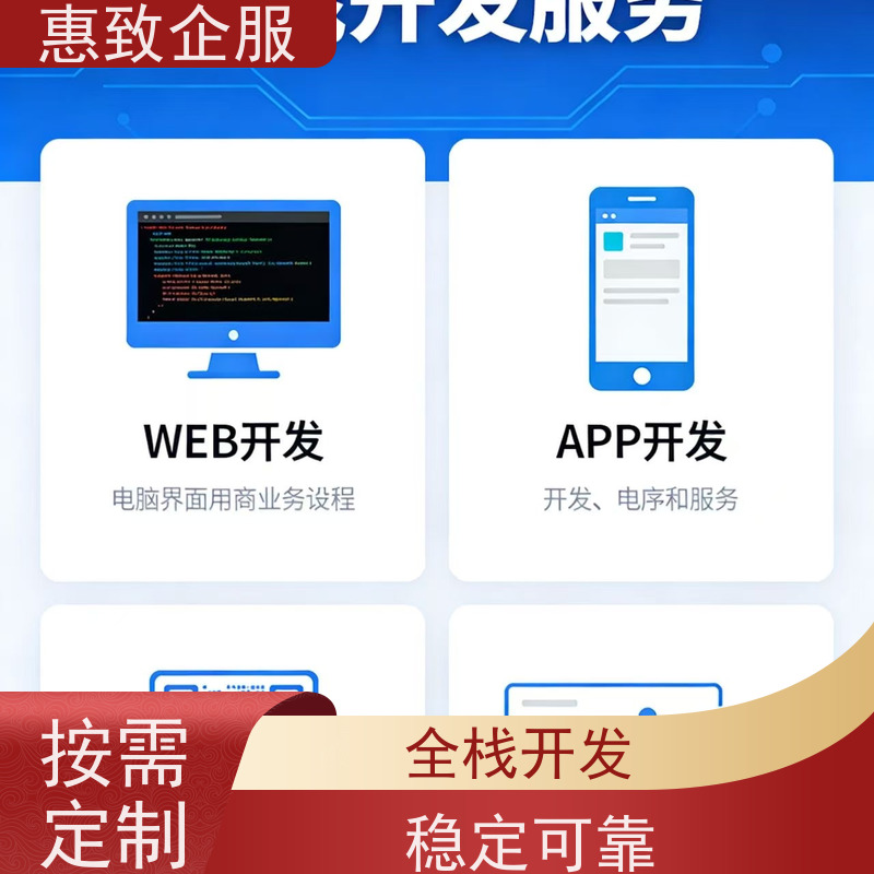 行业软件系统开发定制 助力企业数字化 惠致企服 稳定可靠