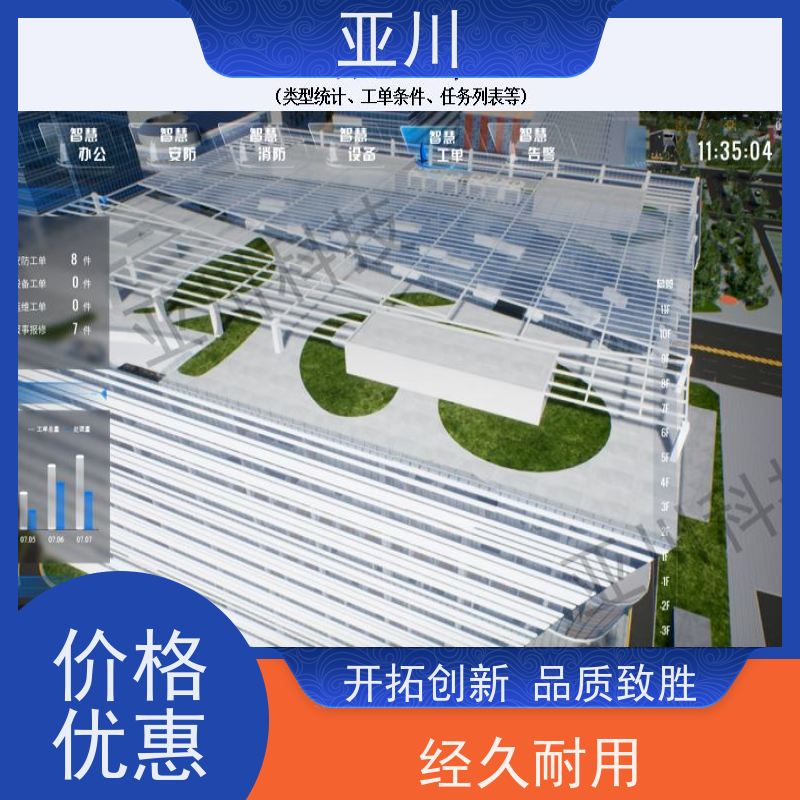 长春IBMS智能化集成系统3D可视化运维时间调度管理减少运营成本，提升商业价值