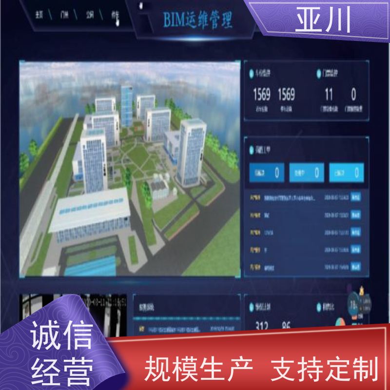 运城IBMS楼宇集成化系统领导驾驶舱提高工作效率，节约运行成本
