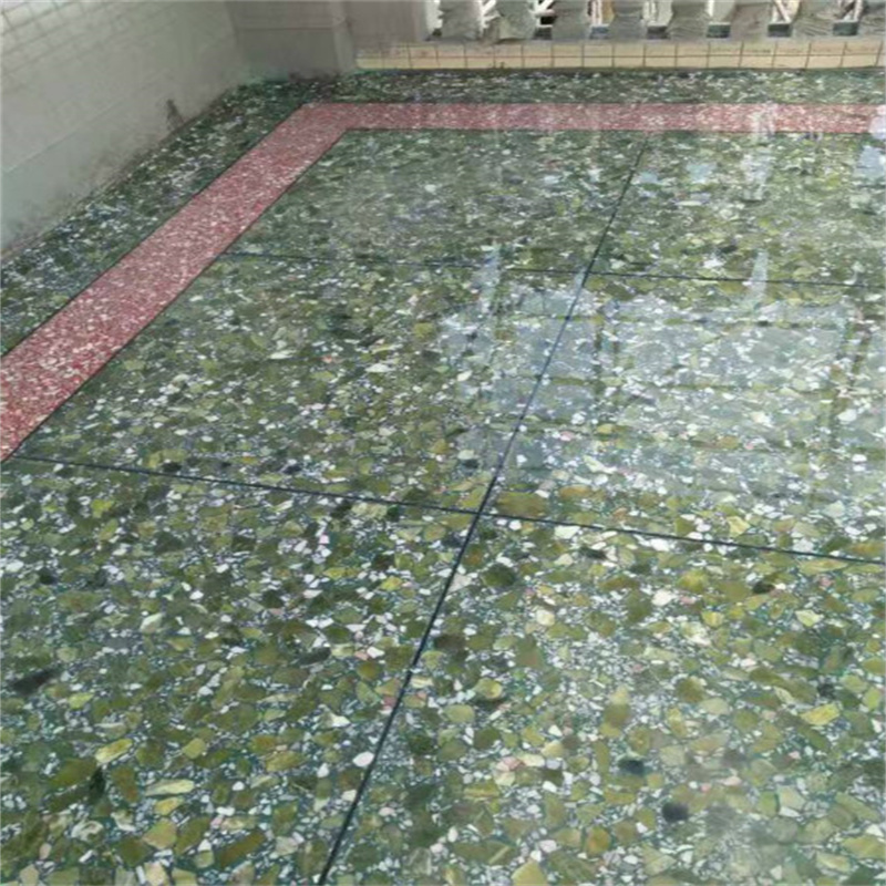 新疆水泥基水磨石新疆黑色水磨石子
