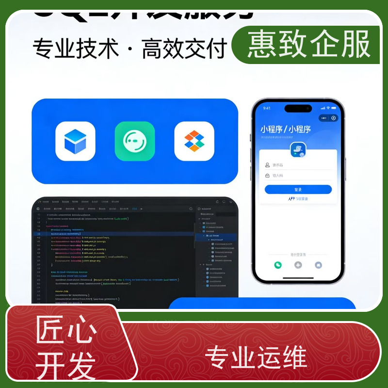 软件定制开发解决方案 系统安全稳定 惠致企服 技术过硬