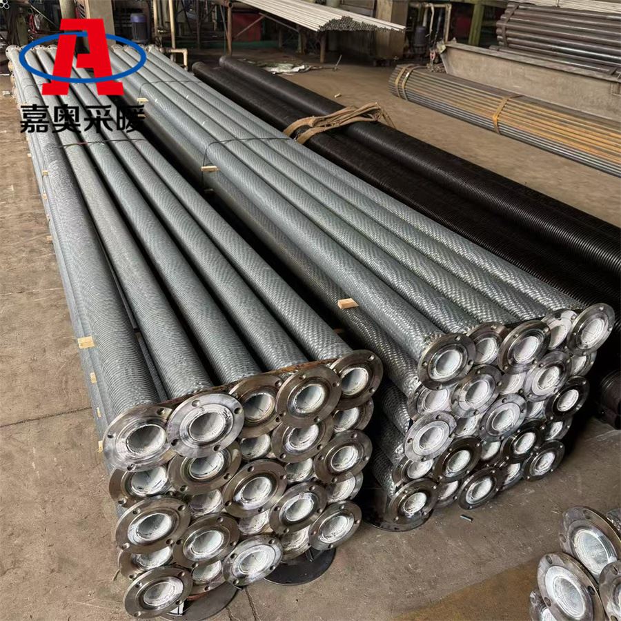 农业大棚用翅片管式换热器  蒸汽型翅片管暖气片加工定制