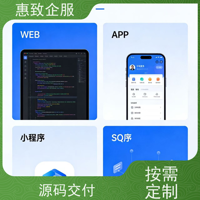 行业软件系统开发定制 助力企业数字化 惠致企服 二十多年经验