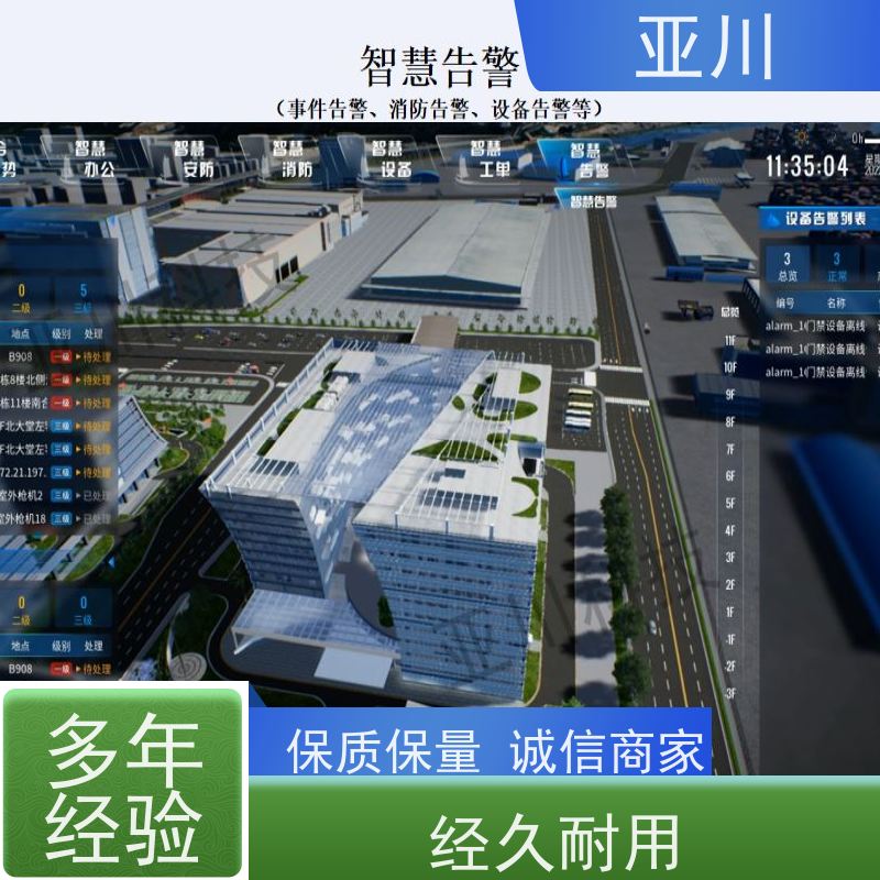 医院IBMS智能化集成系统3D可视化运维领导驾驶舱提高工作效率，节约运行成本