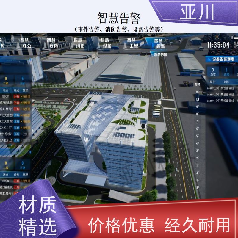 产业园IBMS楼宇集成化系统设备管理减少运营成本，提升商业价值