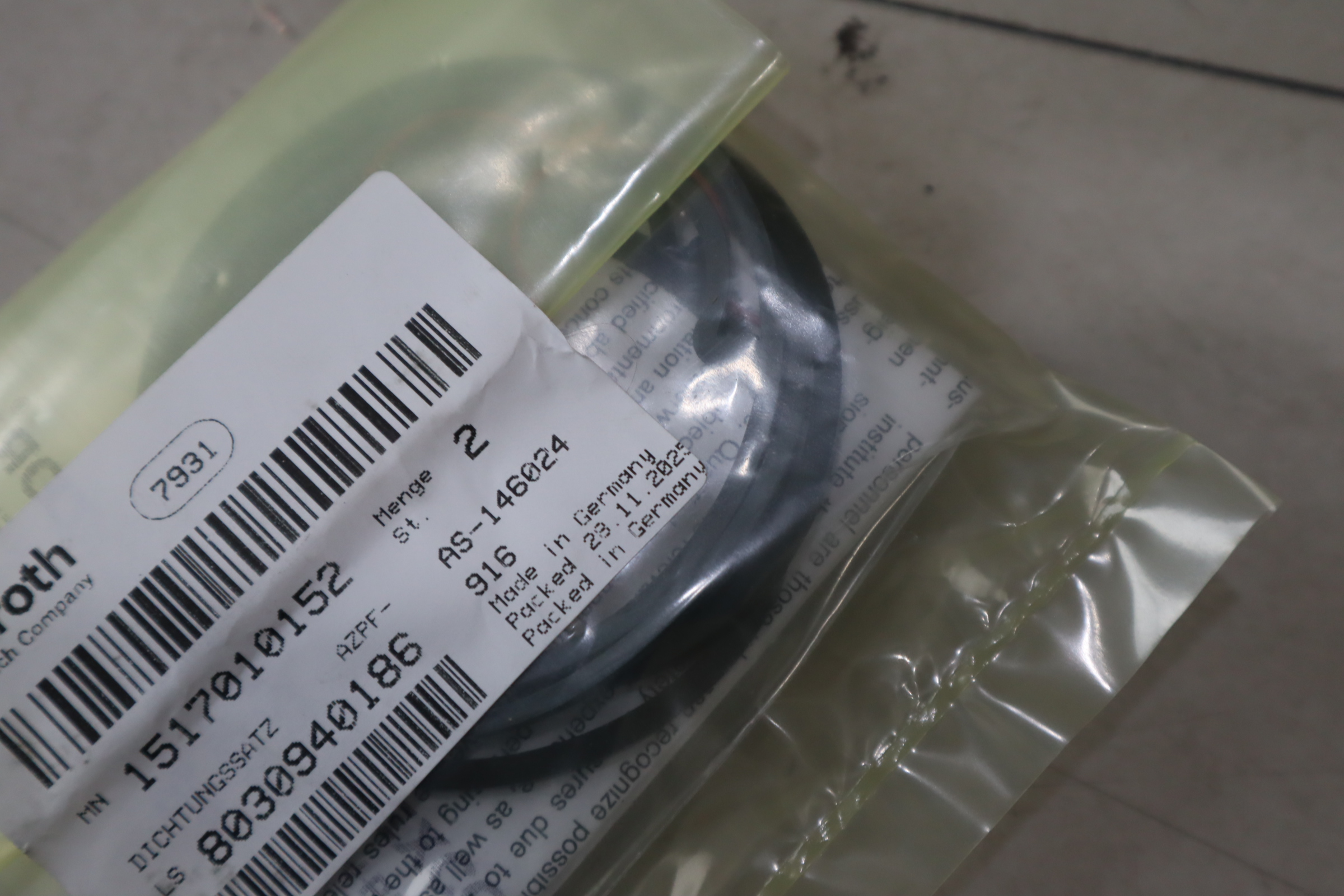 AZPF-1X-NBR 力士乐REXROTH 密封套件