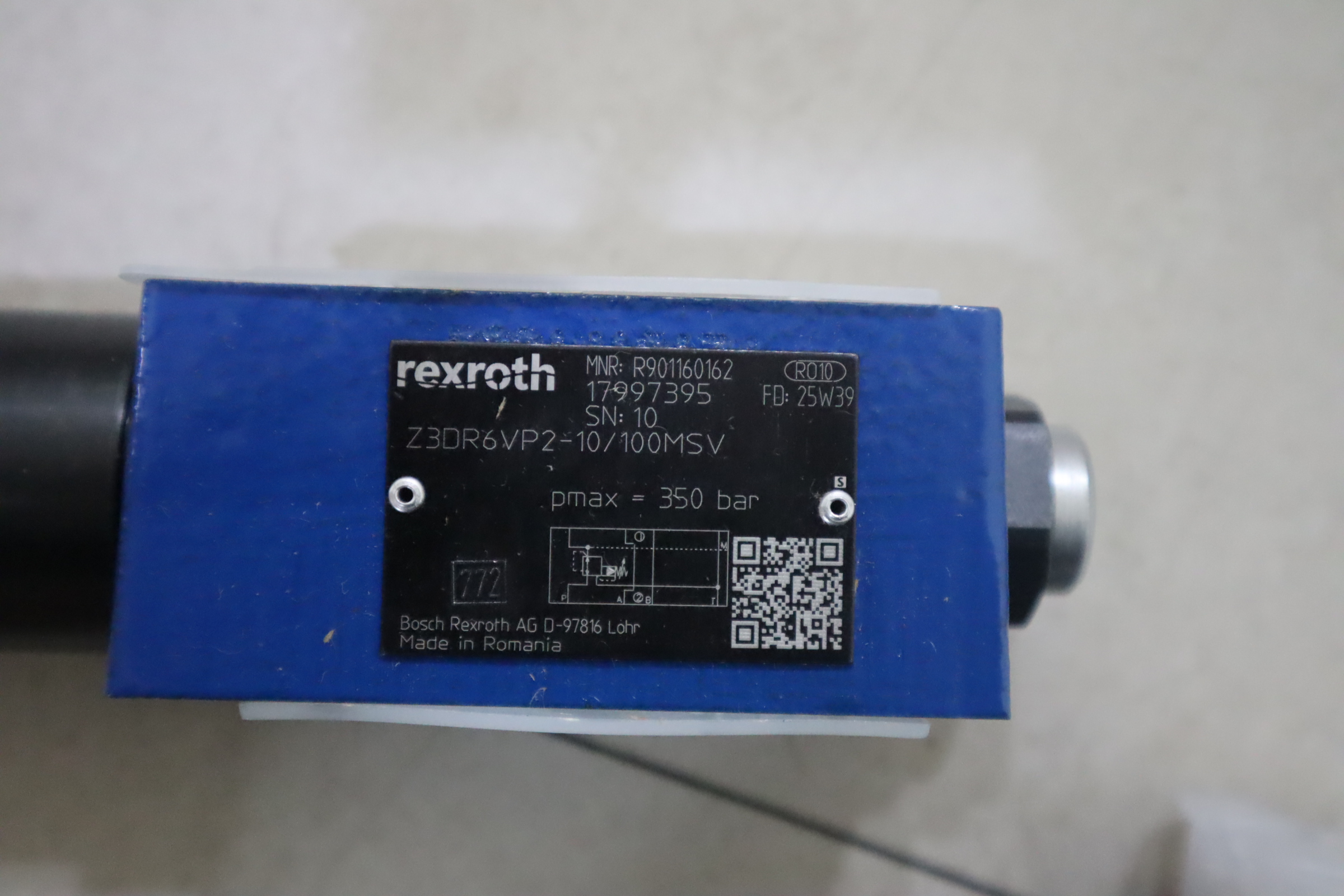 R901160162 Z3DR6VP2-1X/100MSV 力士乐REXROTH