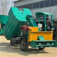 柴油32马力小四轮清粪车 养殖场自走式收粪车 液压自卸式清粪车