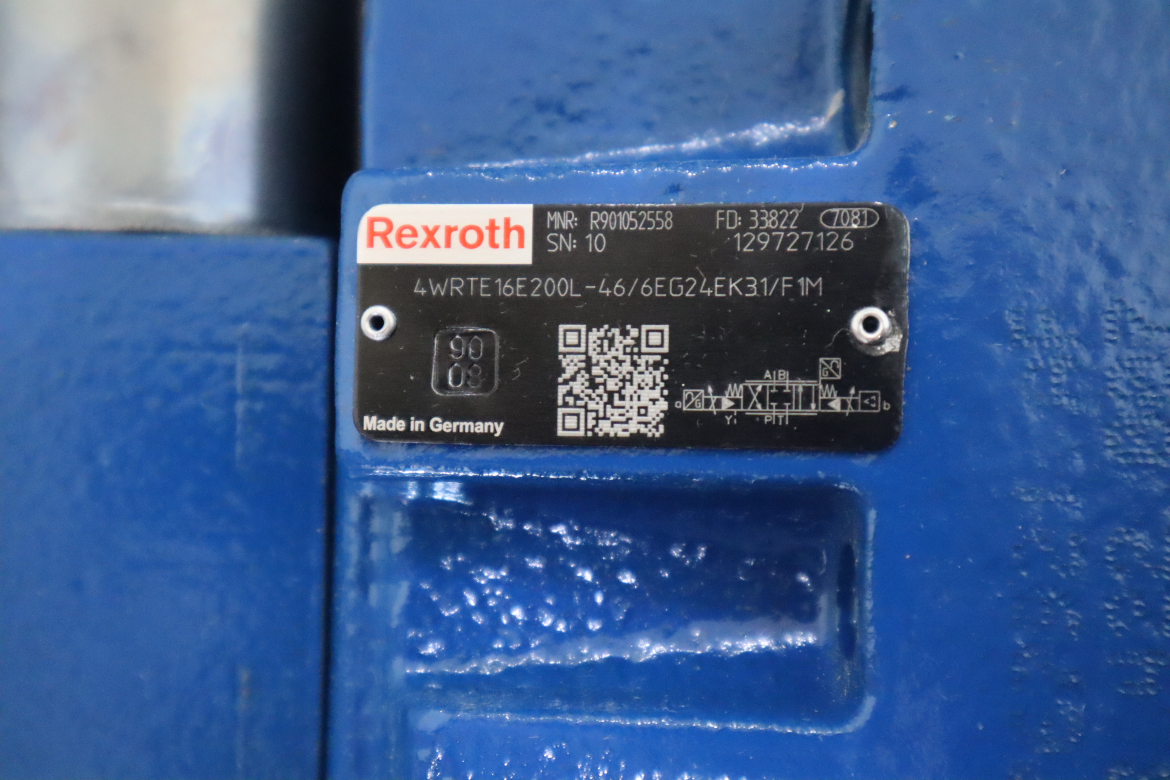 4WRTE16E200L-46/6EG24EK31/F1M R901052558 力士乐REXROTH比例阀