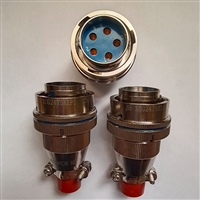 自产可控XCG24F5K1P1锦宏牌低频圆形电连接器插头