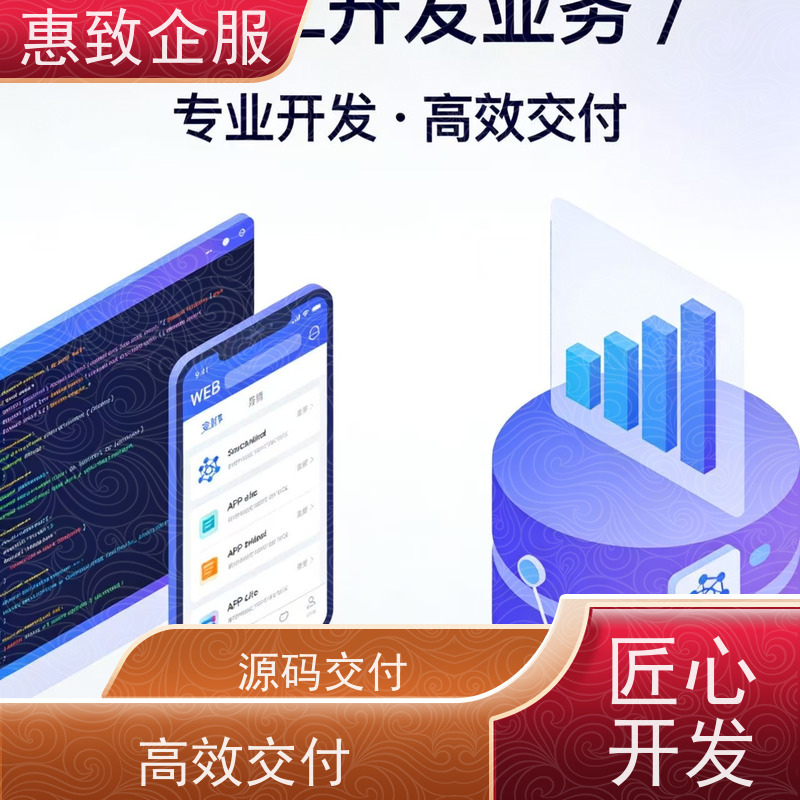 软件定制开发解决方案 助力企业数字化 惠致企服 技术过硬