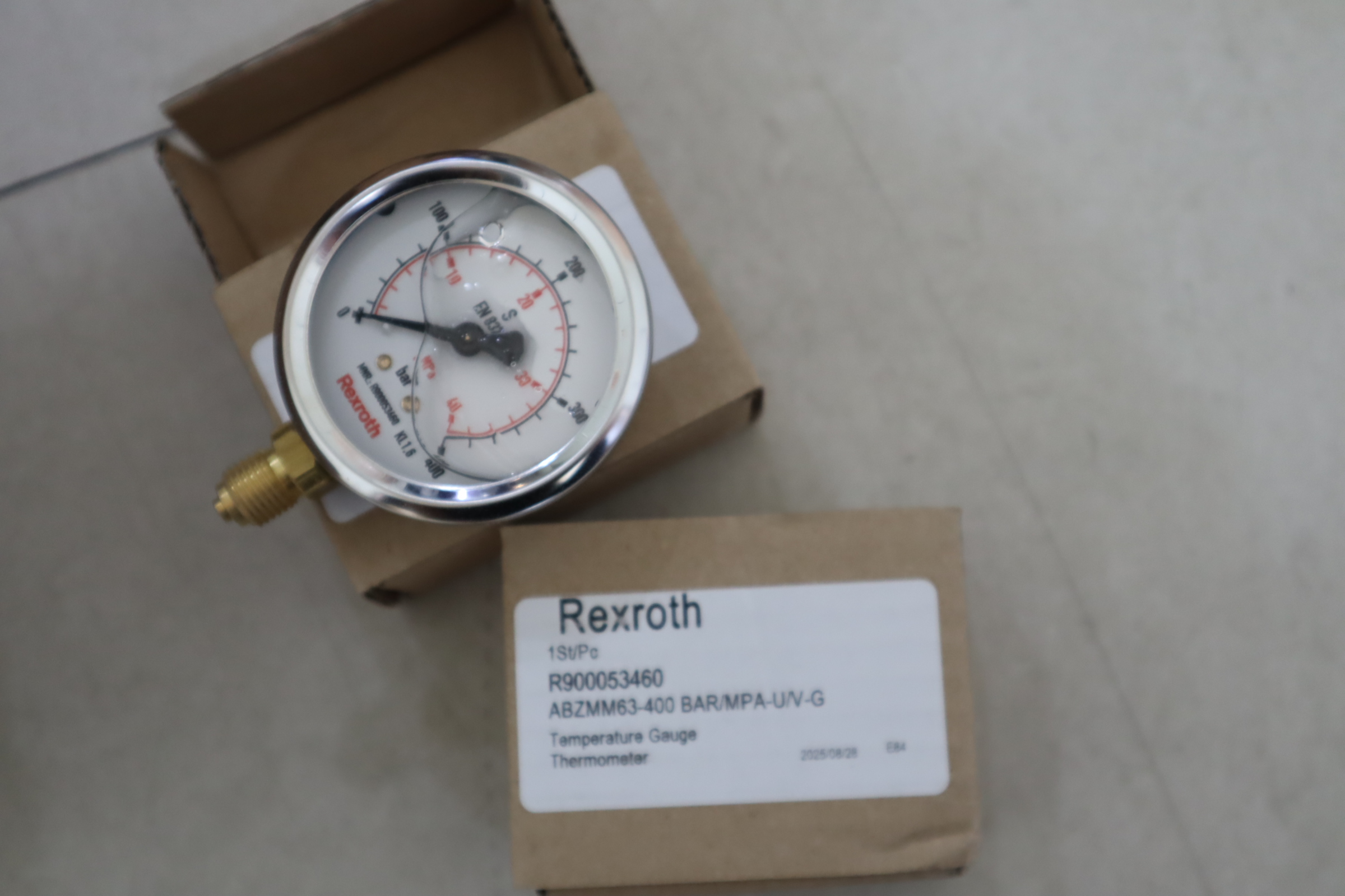 ABZMM63-400 BAR/MPA-U/V-G R900053460 力士乐REXROTH压力表 