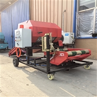 青贮圆捆裹包机 自动开仓秸秆打包机 秸秆储存包膜机