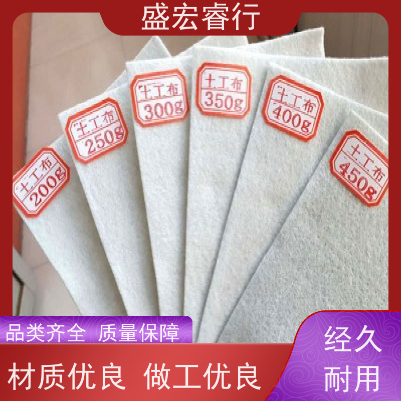 盛宏睿行 PET土工布  短丝定制 幅宽克重按需生产