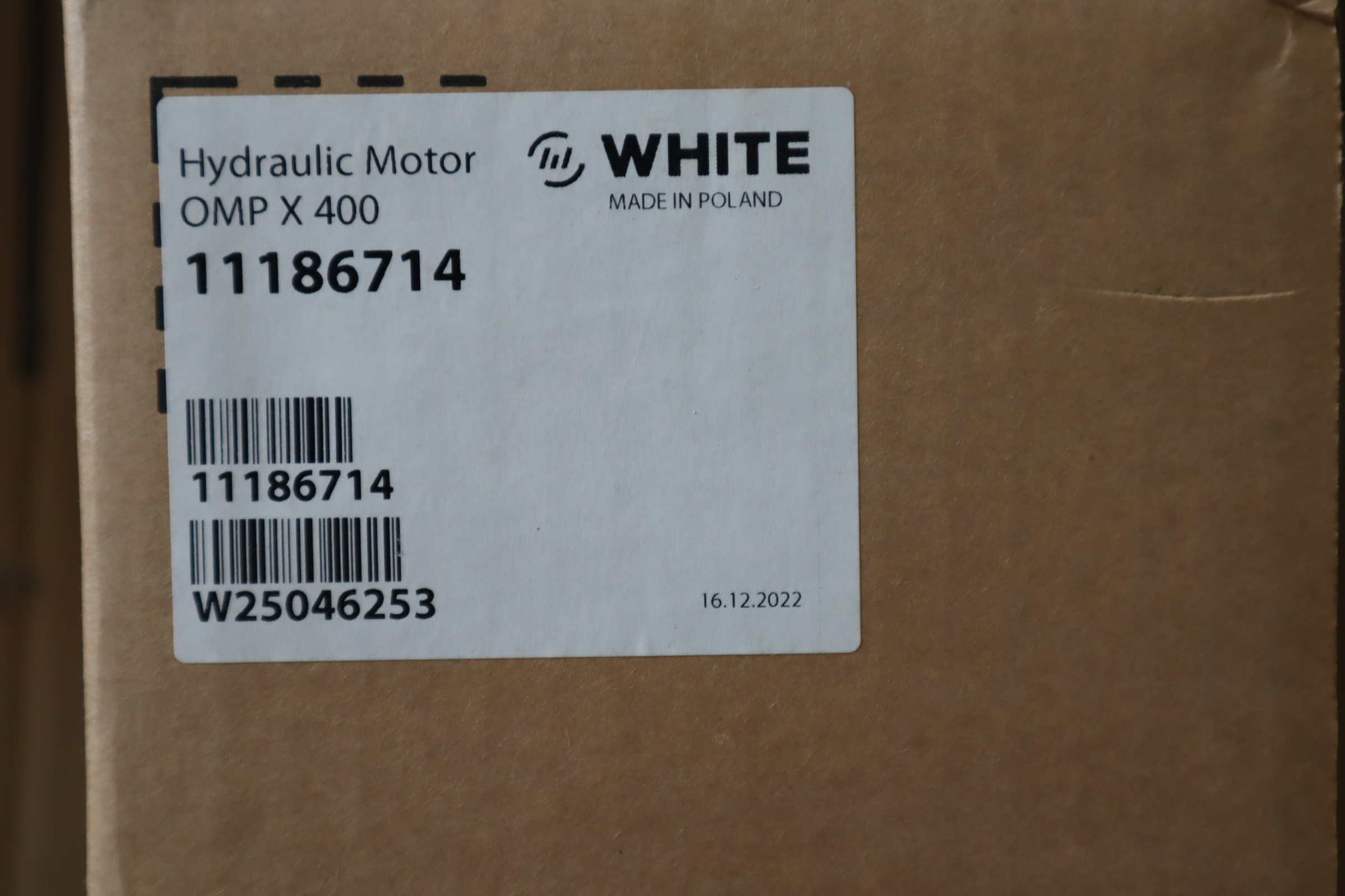 OMP X 400 11186714 WHITE怀特 MADE IN POLAND 马达