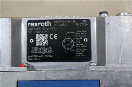 R901496438 4WREE6W32-31/V/24F1 REXROTH力士乐 比例阀