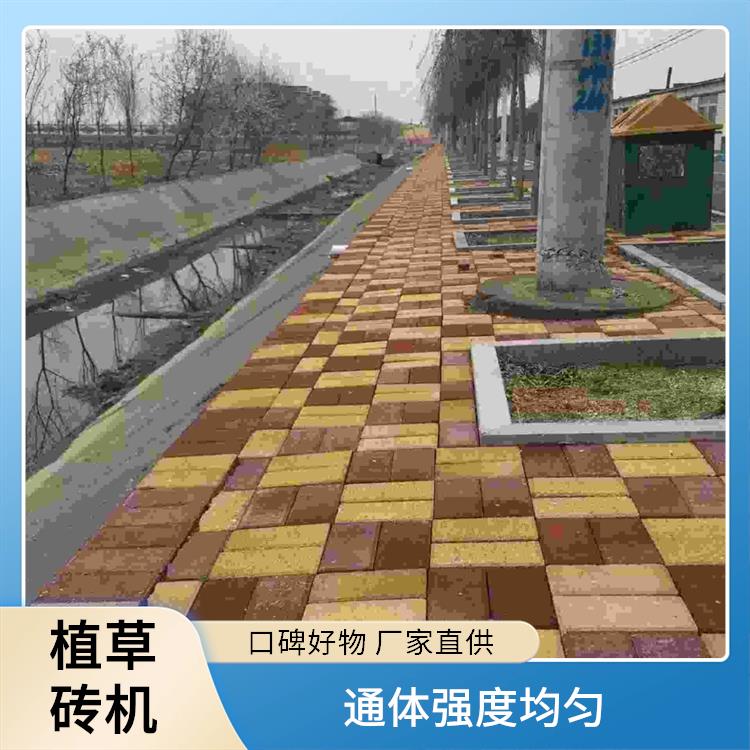 东辰机械 彩色路面砖机 通体强度均匀 防滑耐磨更安全