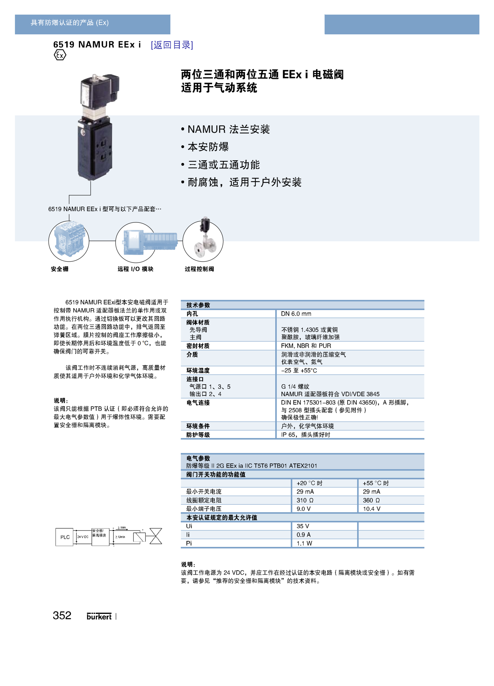 德国BURKERT宝德直动式常开电磁阀560403