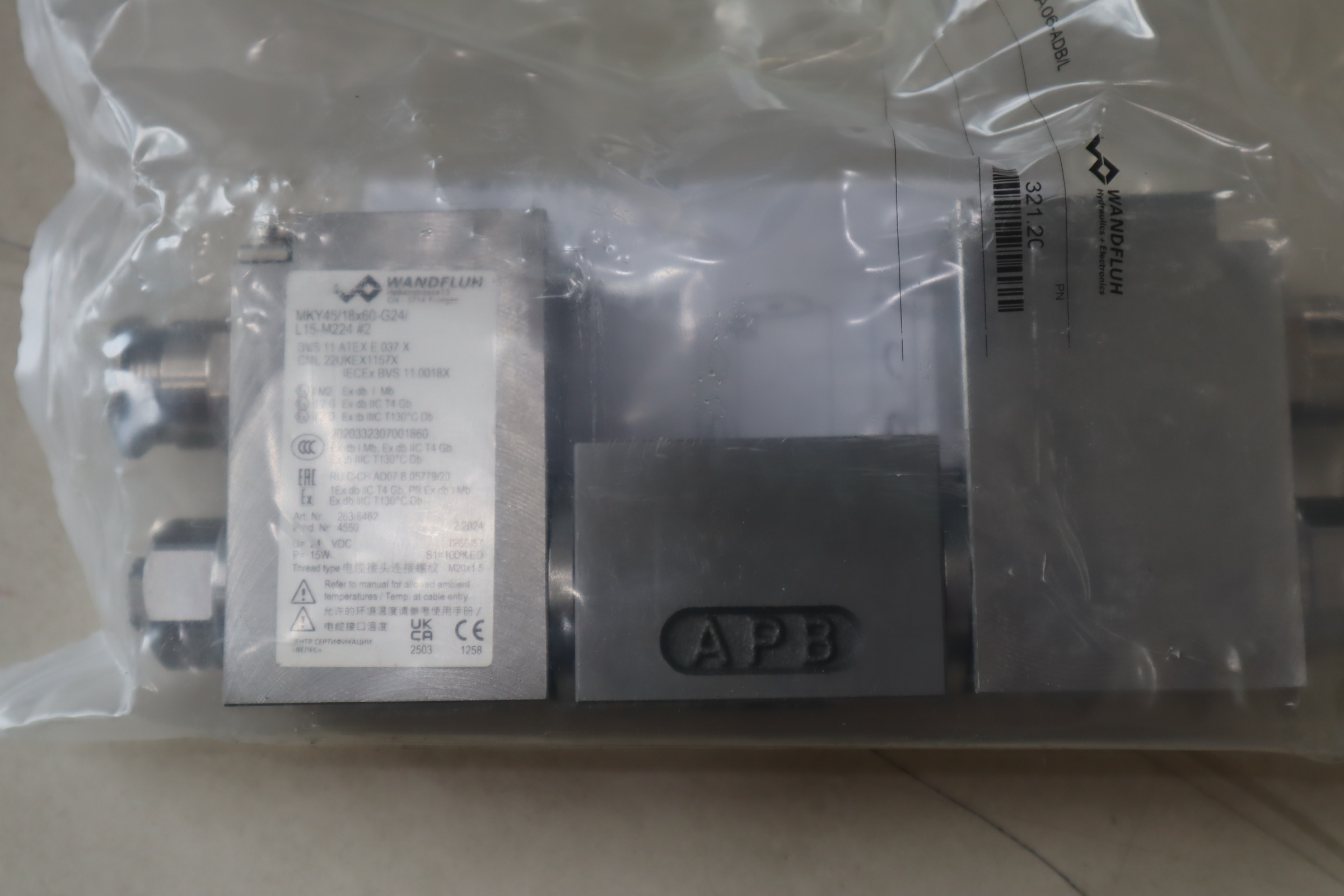 WDYFA06-ADB/L15  MKY45/18X60-G24/L15-M224 WANDFLUH万福乐