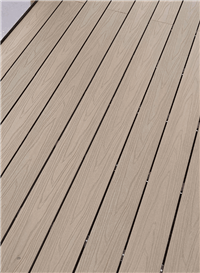 Wood grain aluminum flooring