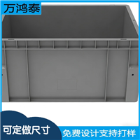 现发900*550*400物流周转料箱承重30kg汽车零部件上货架防滑底箱
