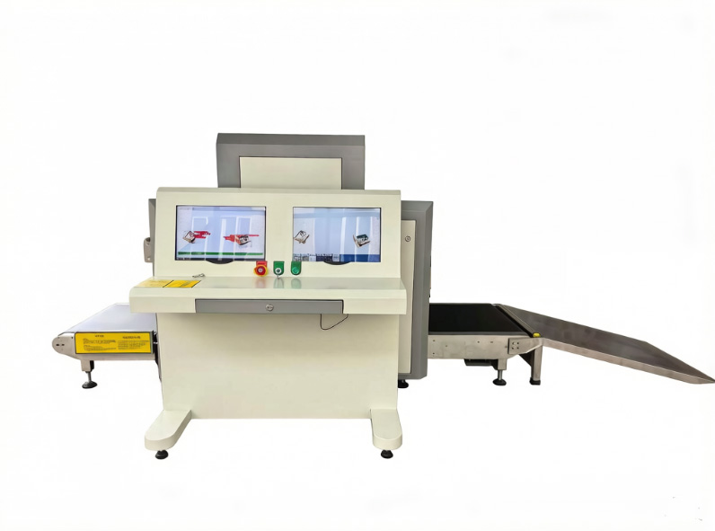 新疆学校安检机出货8065A+AI智能分析仪使用