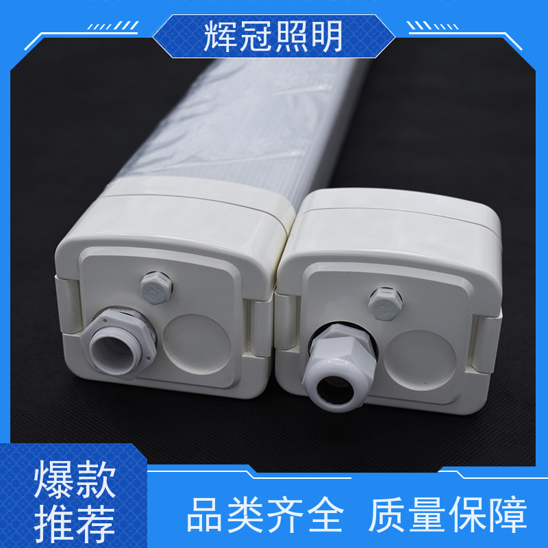 LED全塑三防灯 IP65防水防尘贴片 1.2米T8外壳套件支架