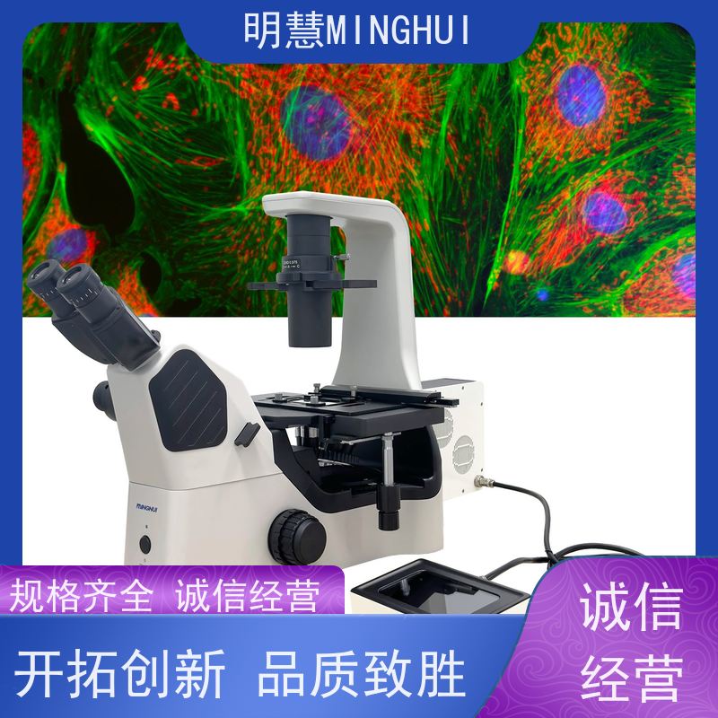 明慧 研究 荧光倒置生物显微镜 活体观察 可兼容复杂实验扩展