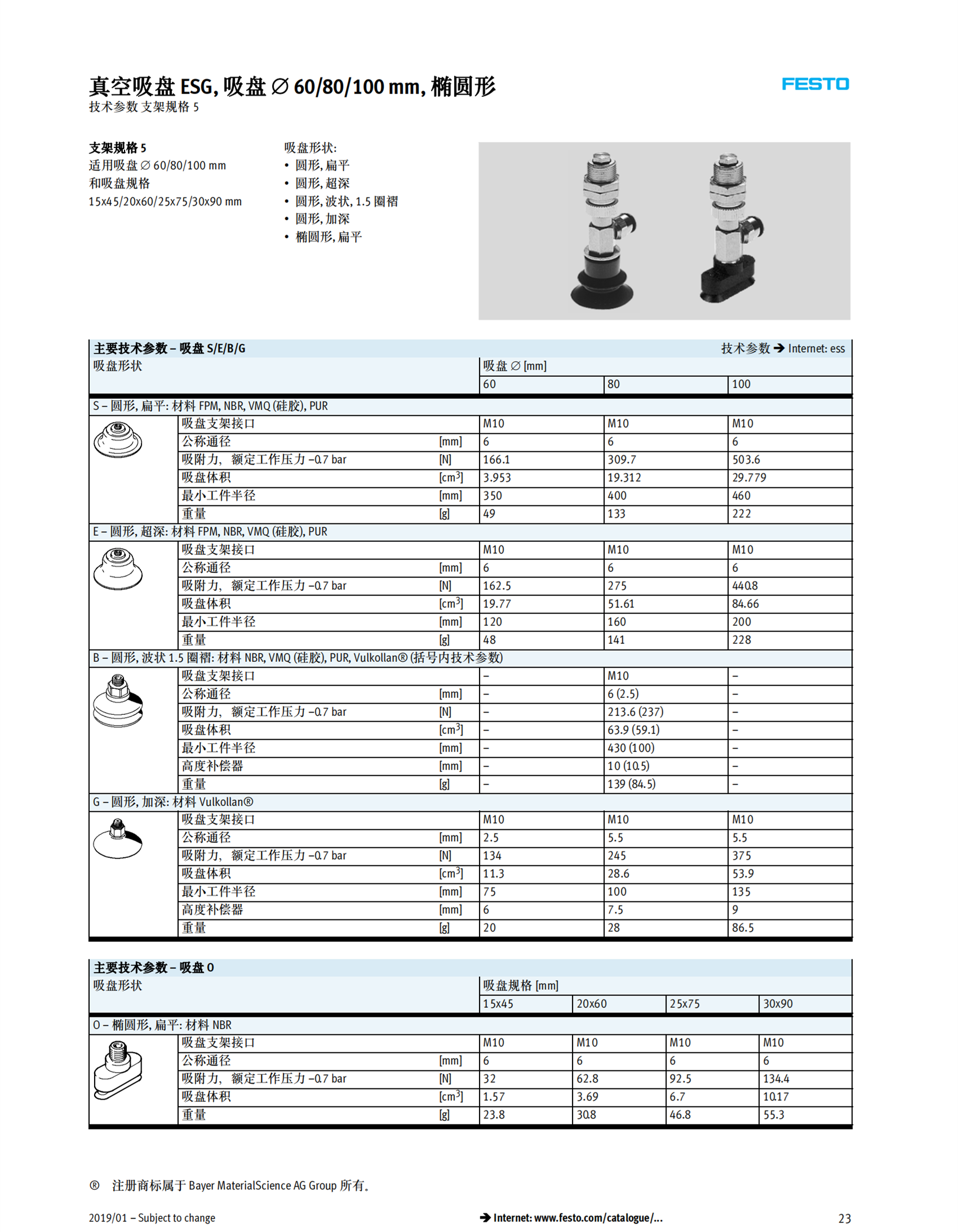 FESTO波纹吸盘ESS-40-CS