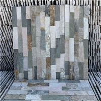 乡村风 不规则青山石文化石 绿色冰裂纹碎拼石 绿石英蘑菇石