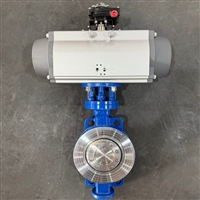 D673H-10C/P/RL 单作用气动防爆硬密封蝶阀