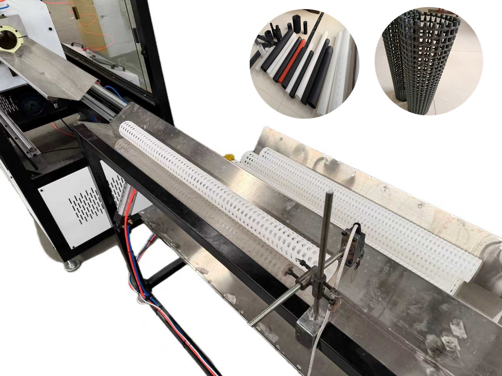 科杰塑机 出口海内外 一次成型塑料方格网管设备 抗压性强 全自动