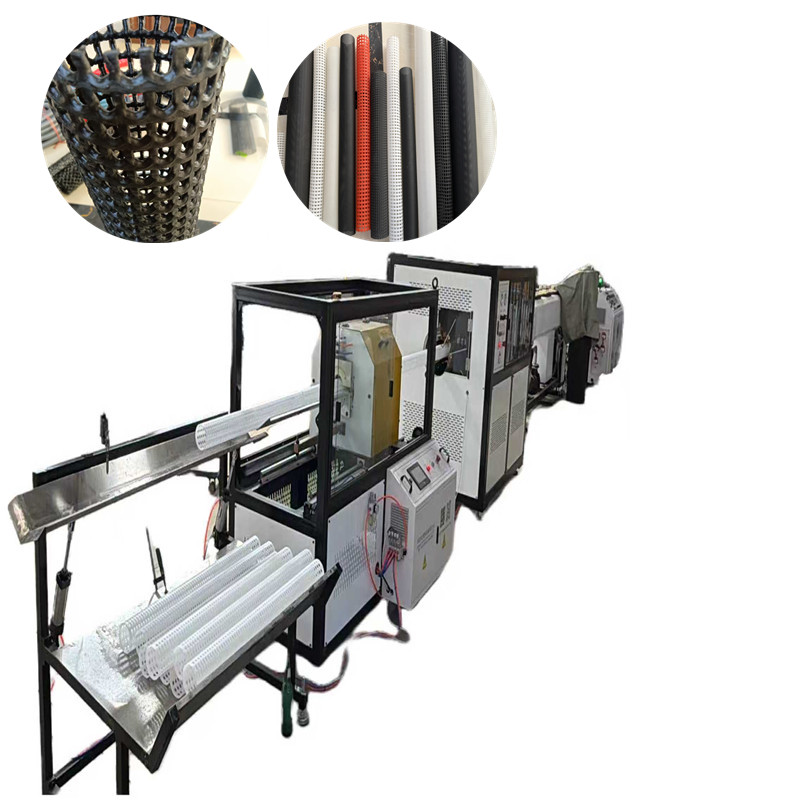 科杰塑机 出口海内外 一次成型塑料方格网管设备 自主研发 全自动