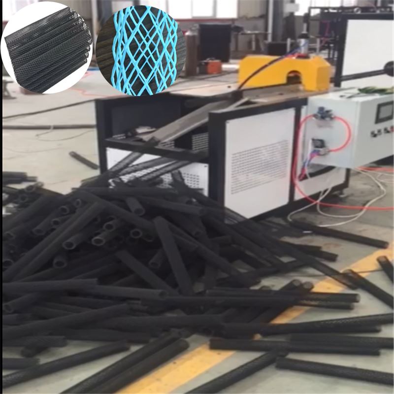 青岛科杰 自主研发 塑料网状菱形网管生产线 产量高 省时省力