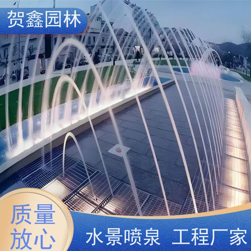  感应喷泉工程施工 自行车喷泉工程施工 铃铛喷泉设备安装 喷泉安装