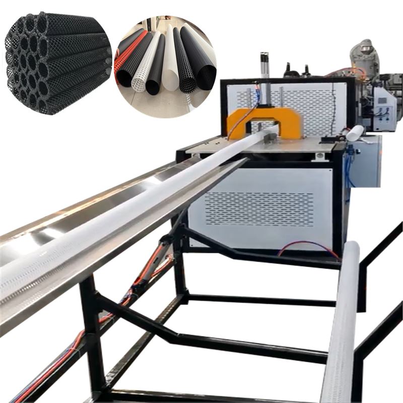 科杰塑机 自主研发 塑料方格网管设备 抗压性强 性价比高